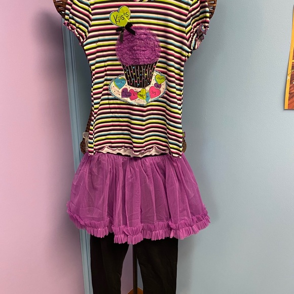 Dollie Me Cupcake Legging Skirt Shirt 